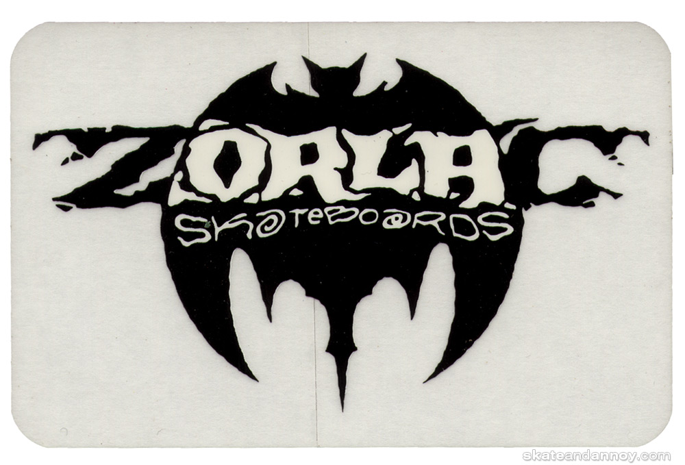 Zorlac Bat Logo Skate And Annoy Galleries