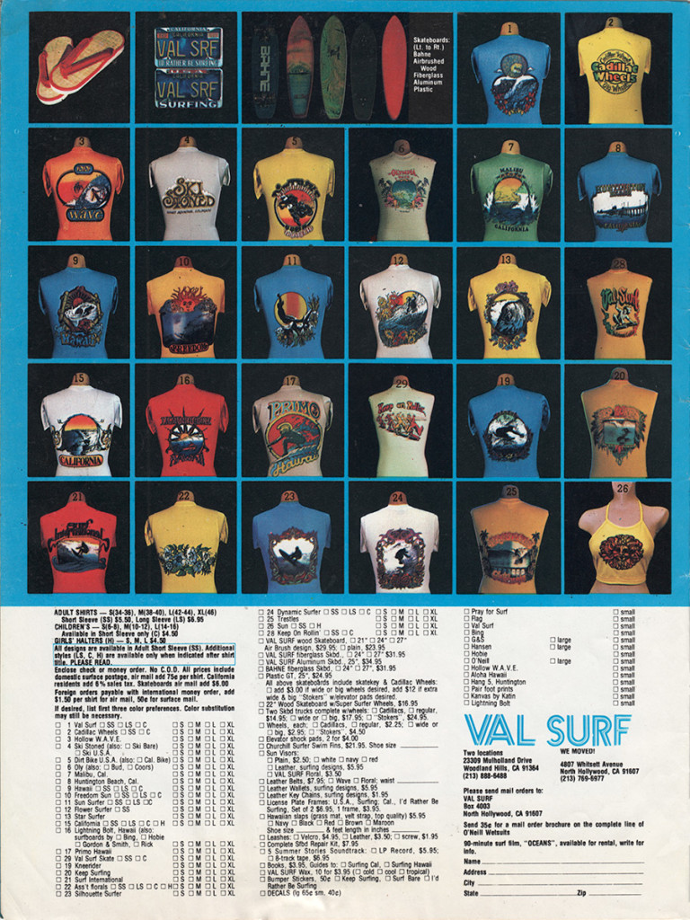 val surf t shirts