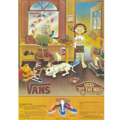 40 years of Vans on ABC news - old Vans adverts