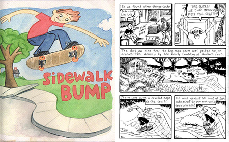 sidewalk bump comic 'zine