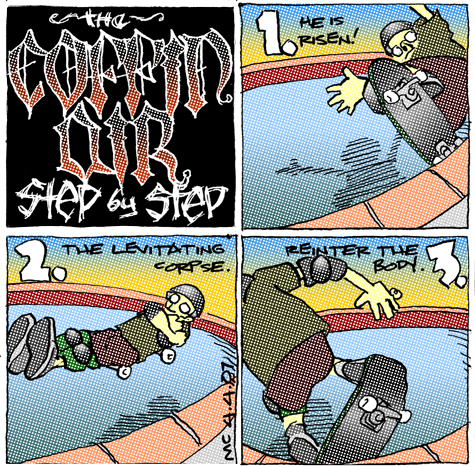 comic showing you how to do a gnarly trick