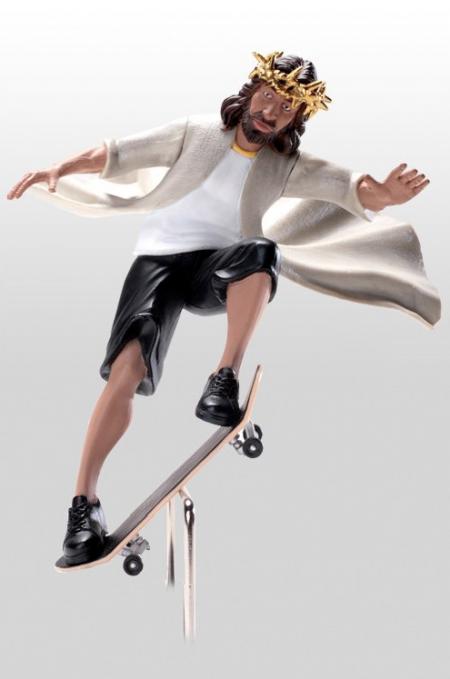 Jesus action skate figure