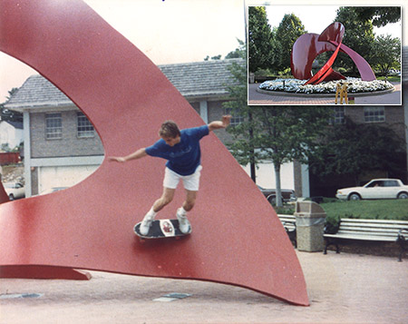 Naperville Sculpture skated in the 80's