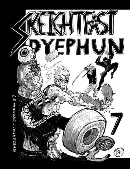 Skatefast Dyephun issue 7 cover