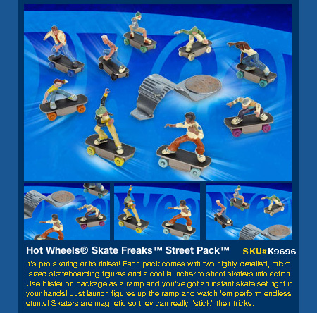 Hot WheelsÂ® Skate Freaksâ„¢ Street Packâ„¢