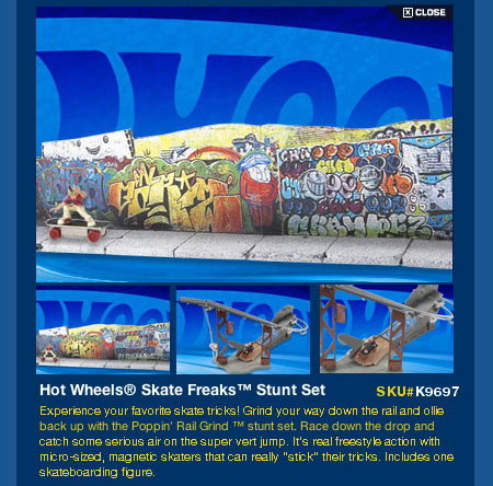 Hot WheelsÂ® Skate Freaksâ„¢ Stunt Set