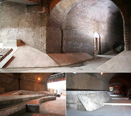 London Undergrround Skate Plaza