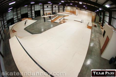 Team Pain builds new indoor bowls and street for Eastern