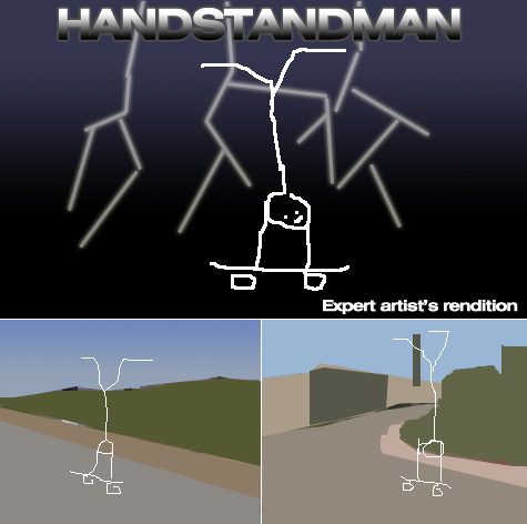 Handstand man