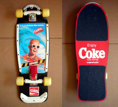 Max Headroom Coke Skateboard
