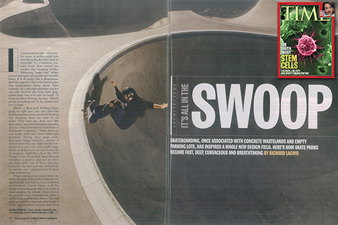 Time Magazine skatepark article