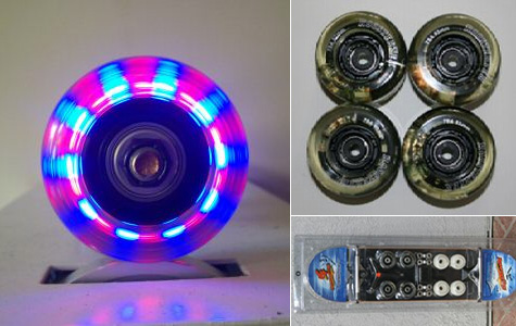 LED skateboard Wheels