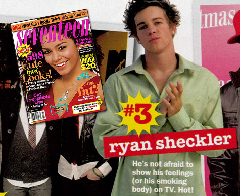 Ryan Sheckler in Seventeen Magazine
