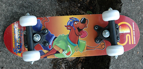 Scooby Easter Basket skateboard