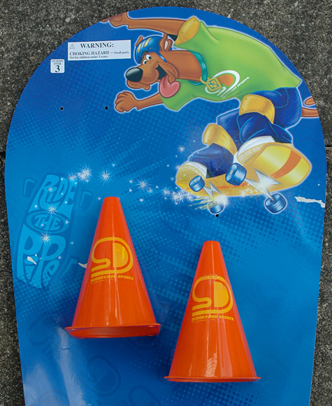 Scooby Easter Basket slalom cones