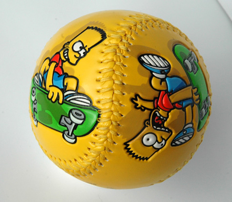 Bart Simpson baseball