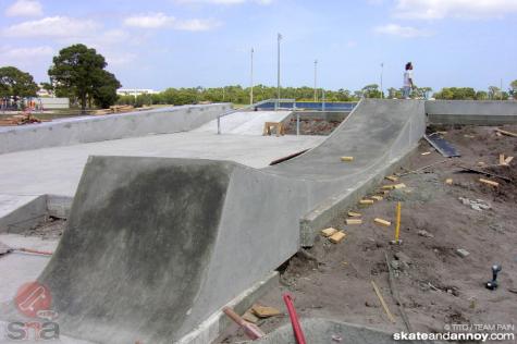 St. Lucie skatepark construction