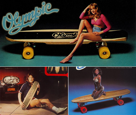 Olympic skateboard adverts from the 70s