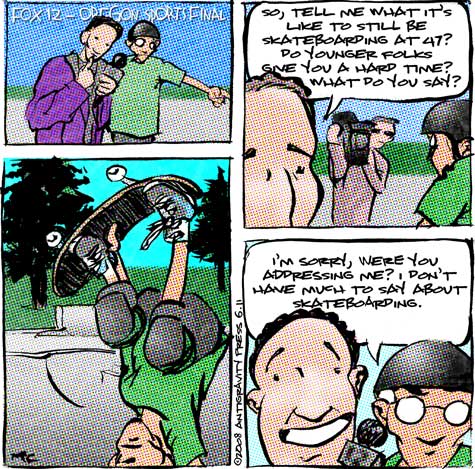 skate comic about media attention