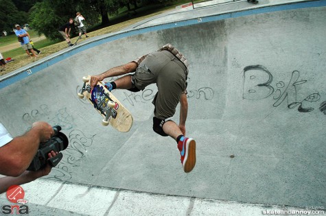 Lance Mountain at Pier PArk skatepark