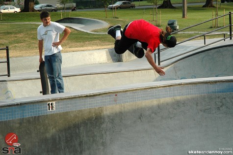 Sam Hitz at Pier Park skatepark