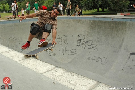 Lance Mountain at Pier PArk skatepark