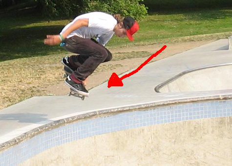 Gravette ollies into deep end of Pier Park