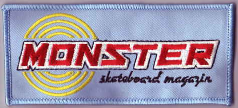 Monster Skateboard Magazine patch