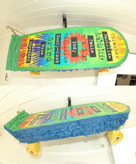 Skateboard pinata