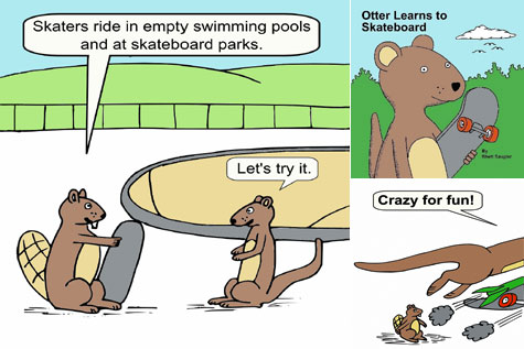 Otter Skates kids book