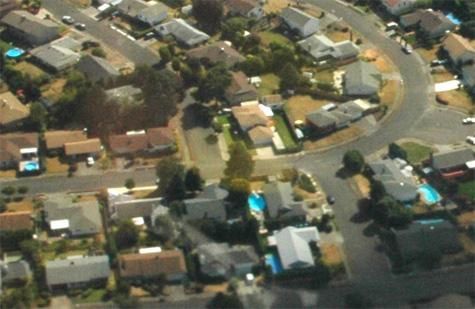 aerial pool photography