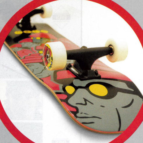 Devo skateboard and wheels