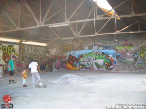 La Caverne - DIY skate spot in France circa 2006