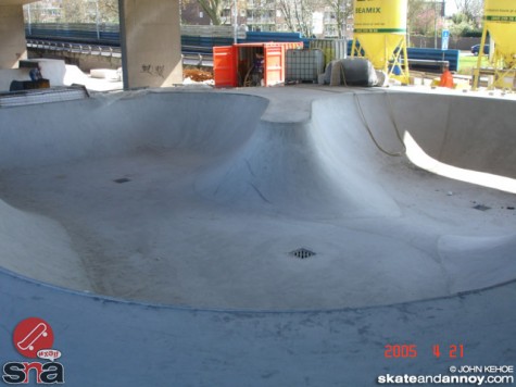 Foam skatepark in Holland