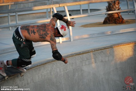 Duane Peters at the Tim Brauch memorial contest 2008