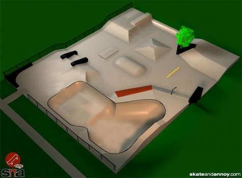 Harrisburg Oregon skatepark design