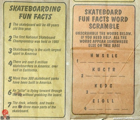 Jack in the Box skateboard fun facts