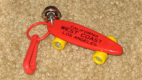 california skateboard keychain