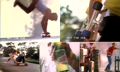 Mountain Dew skateboard commercial