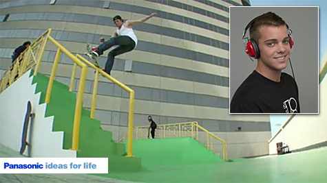 Ryan Sheckler for Panasonic headphones