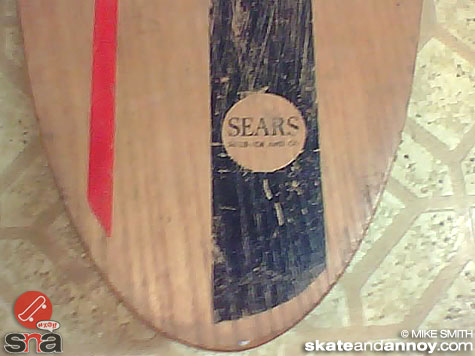 Sears Hot Dog Board from 1965 - 2