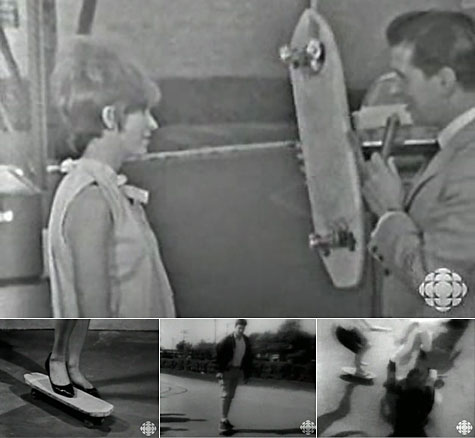 Skateboarding on CBC TV in 1965
