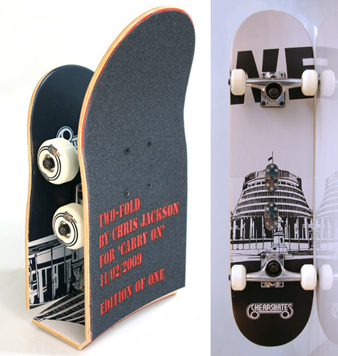 foldable skateboard by Chris Jackson