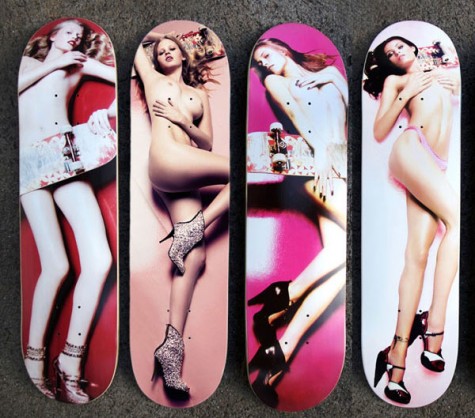 supermodel skateboards on Doodah