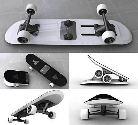 foldable skateboard concept