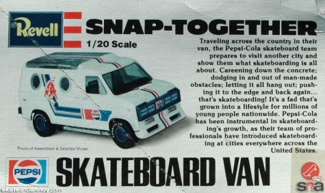 1979 Revell Models Pepsi Skateboard Van