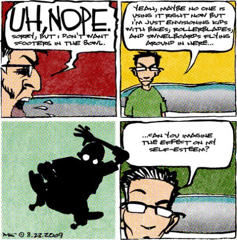 skatecomic about prejudice