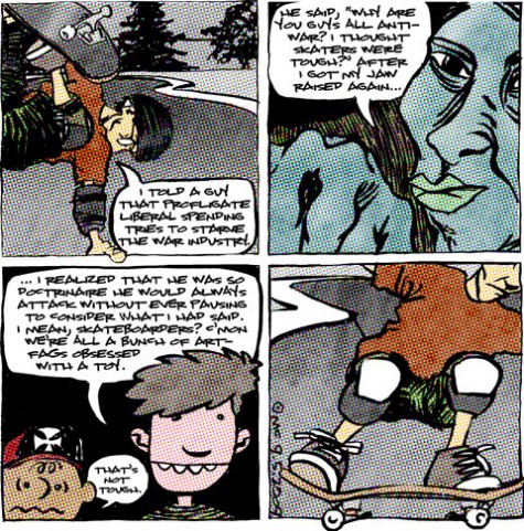 skate comic about conversations with a reactionary