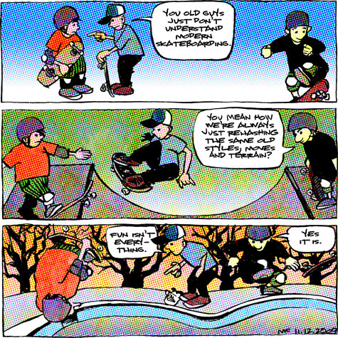 skate comic about doing it for the right reasons