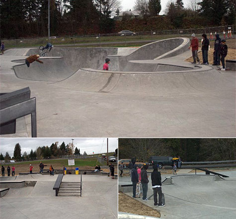 Kelso Washington skatepark